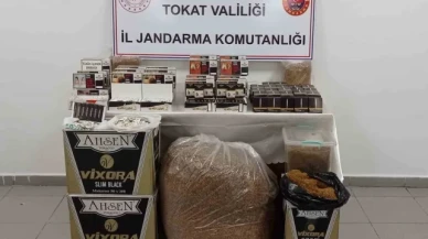 Tokat'ta binlerce adet doldurulmuş makaron ele geçirildi