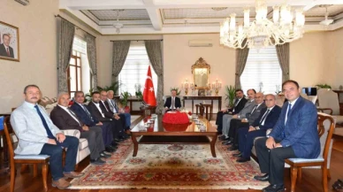Vali Ünlü'ye 'Hayırlı olsun' ziyaretleri sürüyor