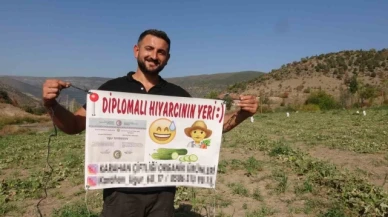 Atanamadığı için çok mutlu, turşu fabrikası kuracak