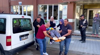Beşinci kattan düşen işçi ağır şekilde yaralandı