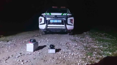 Bıldırcın avlamak için kurulan düzeneği jandarma çökertti
