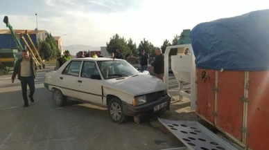İki otomobil çarpıştı: 1 yaralı