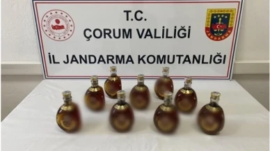 Jandarmadan kaçak içki operasyonu
