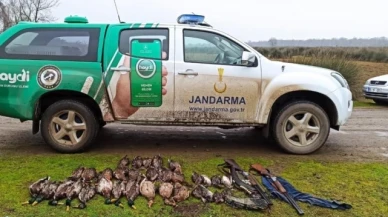 Kaçak avcılara  ceza yağdı