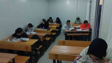 Konteyner kentte etüt merkezi açıldı