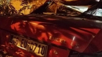 Kontrolden çıkan araç boş araziye uçtu: 1 ölü, 2 yaralı