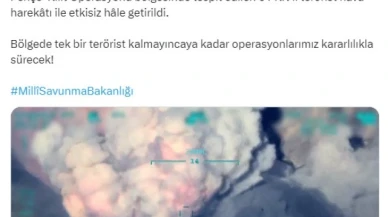 MSB: "Pençe-Kilit Operasyonu bölgesinde 6 PKK'lı terörist etkisiz hale getirildi"