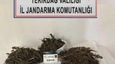 Şüphelilerden 1 kilo 780 gram uyuşturucu ele geçirildi