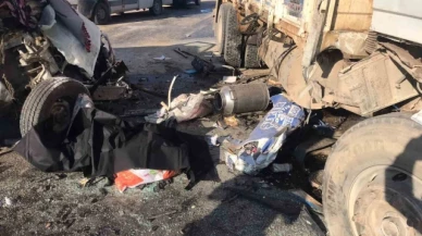 Süt toplama aracı kamyonla çarpıştı: 1 ölü, 5 yaralı