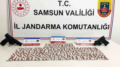 Vezirköprü'de uyuşturucu operasyonu: 3 gözaltı