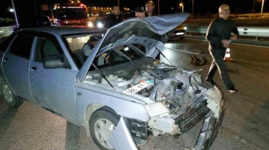 Yola düşen kasa kazaya sebep oldu