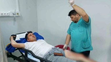 Akaryakıt istasyonunda bıçaklandı