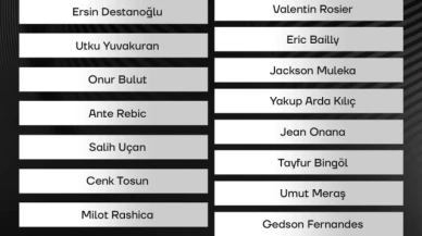 Beşiktaş'ın Antalyaspor maçı kamp kadrosu belli oldu