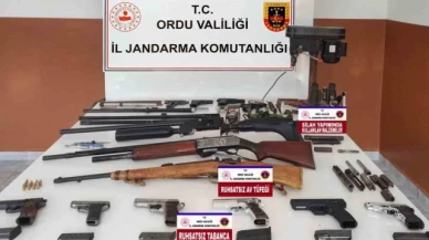 Ordu'da silah ve mühimmat kaçakçılığı operasyonu: 1 tutuklu