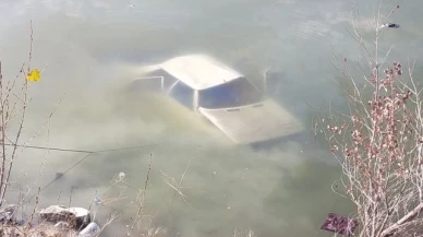 Otomobil baraj gölüne uçtu: 1 ölü