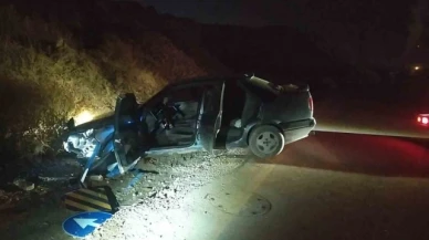 Polisten kaçarken kaza yaptı