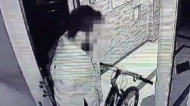 Çaldığı bisiklete binerek kaçtı