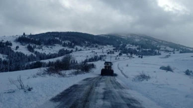 Samsun'da kapanan 42 kırsal mahalle yolu açıldı