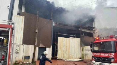 3 işyeri alev alev yandı