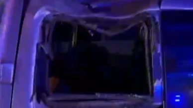 5. kattan park halindeki aracın üzerine düştü