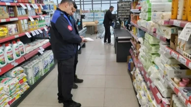 Amasya'da zabıta ekiplerinden market denetimi