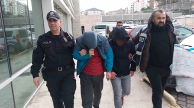 Araçlardan mazot çalan 2 kişi devriye gezen polisin dikkati sayesinde yakalandı