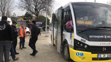 Durak harici durmayan şoför bıçaklandı