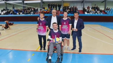 Engelli voleybol takımına büyük destek