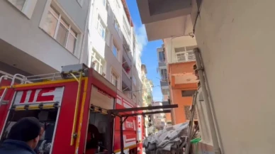 Ev yangını: 2 çocuk dumandan etkilendi