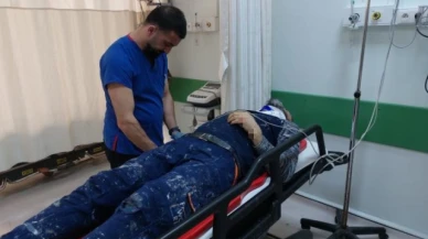 İnşaattan düşen işçi hastanelik oldu