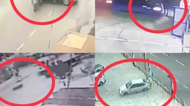 Kaza anları kamerada: 1 ölü, 2 yaralı