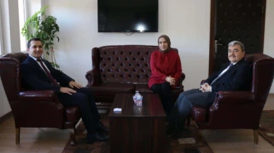 Müdür Türkmen, Kaymakam Kartal'ı Ziyaret Etti