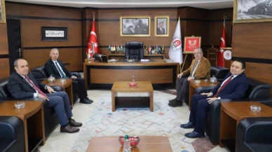 Rektör Turabi, Başkan Öztürk’ü Misafir Etti