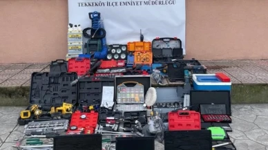 Tamirhane hırsızları yakalandı