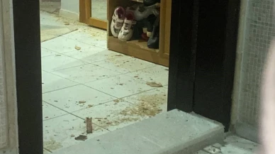 Tartıştığı eşinin kapısına kurşun yağdıran koca tutuklandı