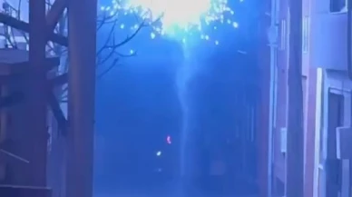 Trafo bomba gibi patladı