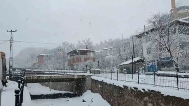 Uzundere beyaza büründü