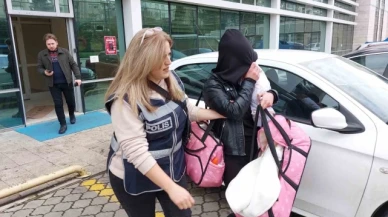 1 milyon 700 bin liralık altın ve para çalan 53 suç kaydı bulunan kadın 3 aylık bebeğiyle cezaevine gönderildi