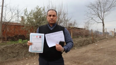 Belediye başkanına kızdı "tapulu arazim" diyerek yolu mühendislere işaretlettirdi