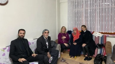 Bölgeden gelen misafirleri evlerinde ziyaret ettiler