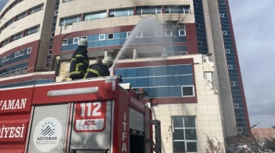 Eski diş fakültesi binasında çıkan yangın korkuttu