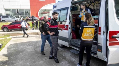 İkinci el otomobil bayisindeki yangın korkuttu: 3 kişi dumandan etkilendi
