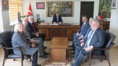 Kaymakam Güldoğan, Gül'ü Misafir Etti