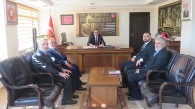 Kaymakam Güldoğan, Kaplan'ı Misafir Etti