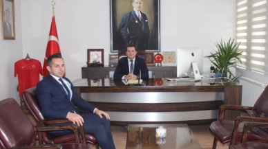 Kaymakam Kartal, Müdür Çelik'i Misafir Etti