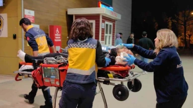 Kontrolden çıkan motosiklet 50 metre sürüklendi, sürücü ağır yaralandı