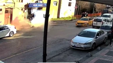 Korku dolu anlar kamerada: Tekel bayii önüne patlayıcı atıp kaçtılar
