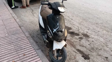 Merzifon'da meydana gelen kazada motosiklet sürücüsü yaralandı