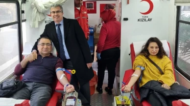 Orman Bölge Müdürlüğü Personeli Kan Bağışında Bulundu
