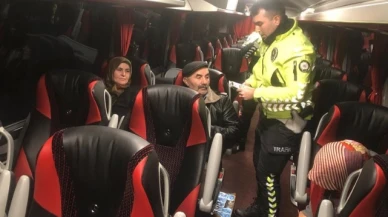 Otogarda Emniyet Kemeri Denetimi Yapıldı